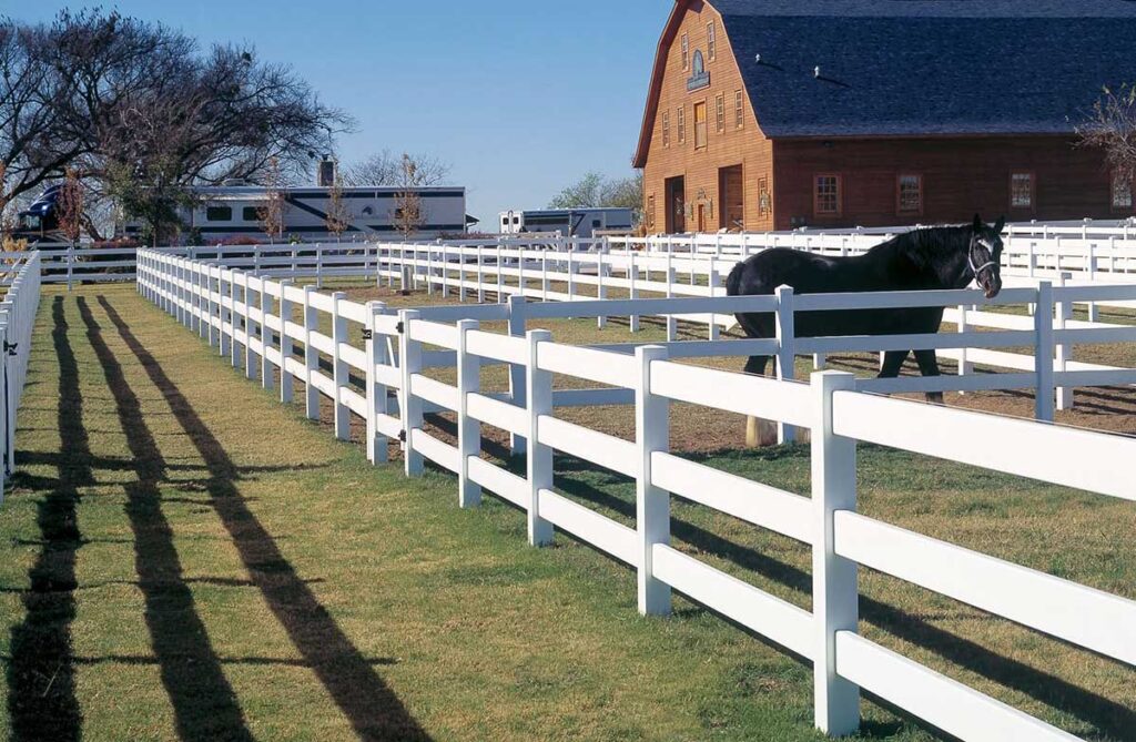 3 Rail Equine Fence