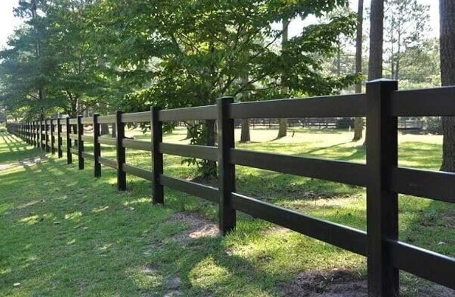 3 Rail Farm Fence-3 Rail Aluminum Farm Fence