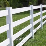 4 Rail Vinyl Farm Fence-Ranch Rail-Horse Fences