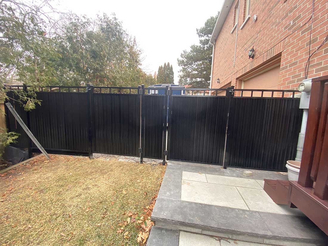 Corrugated Aluminum Fence Gates
