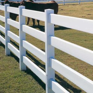 -Vinyl Farm Fence