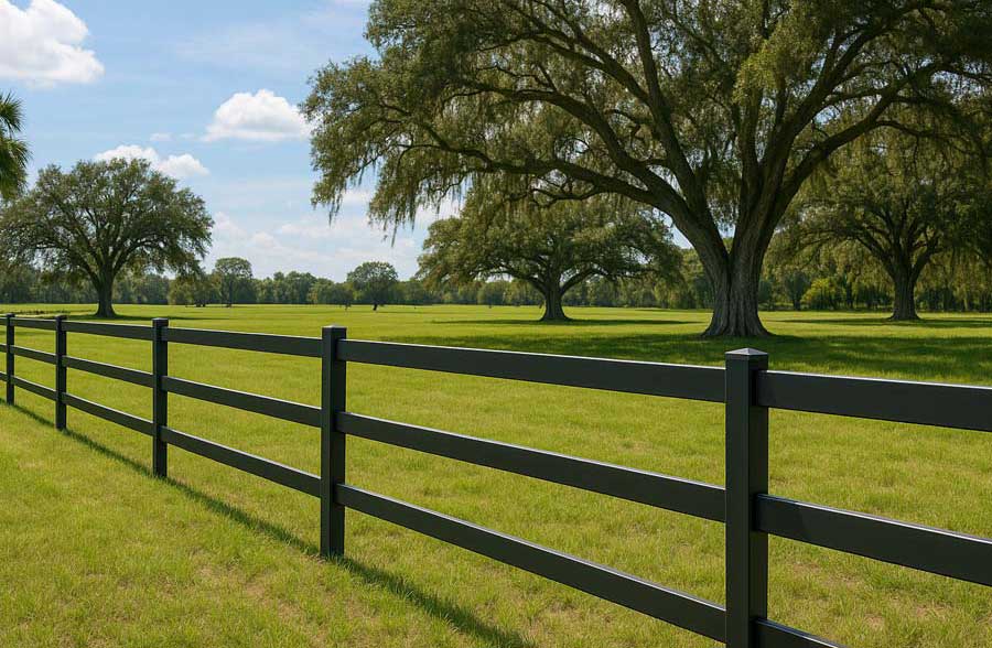 Aluminum Ranch Fence